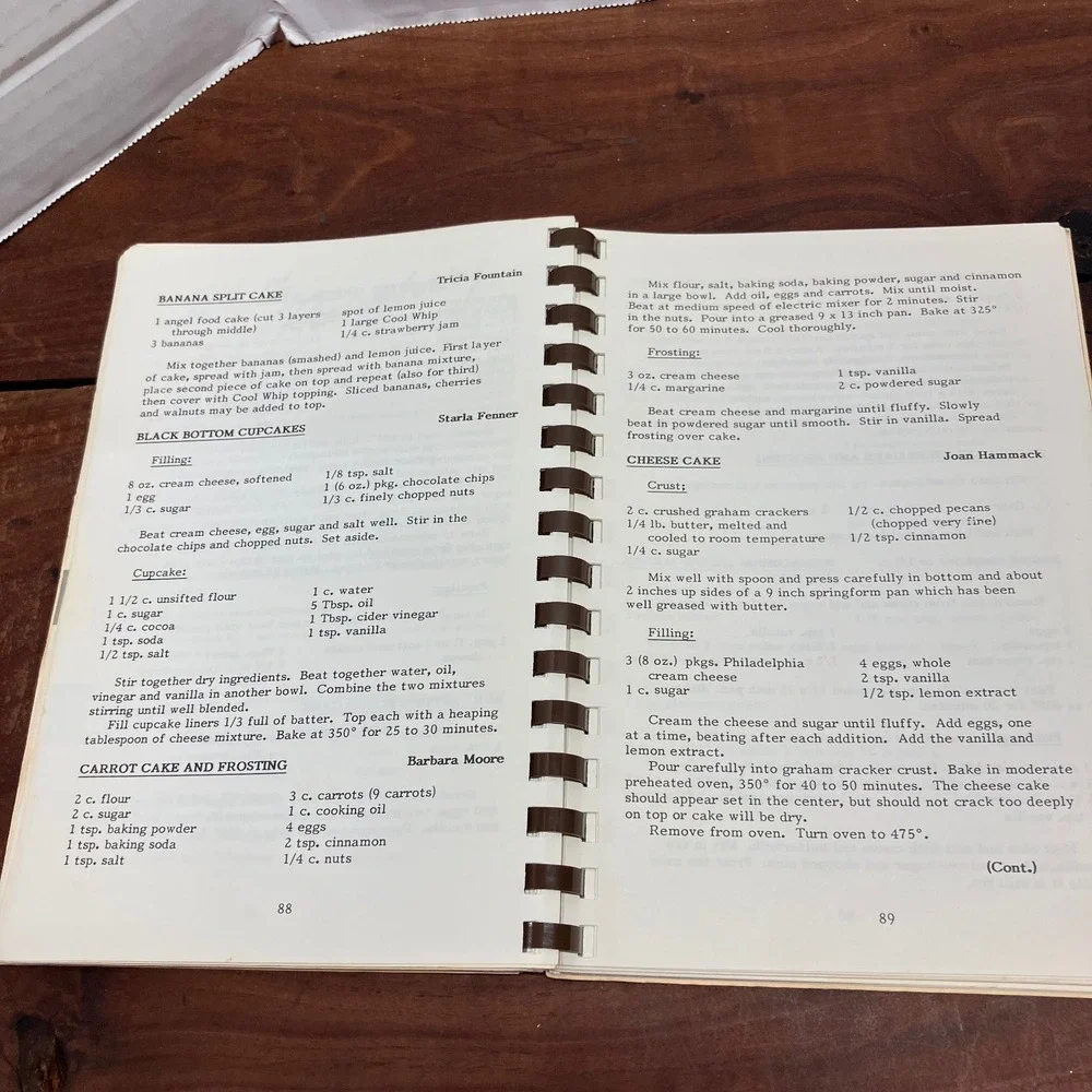 Our Cookbook Blytheville AFB OWC 1984 Edition Vintage Recipes Spiral Bound